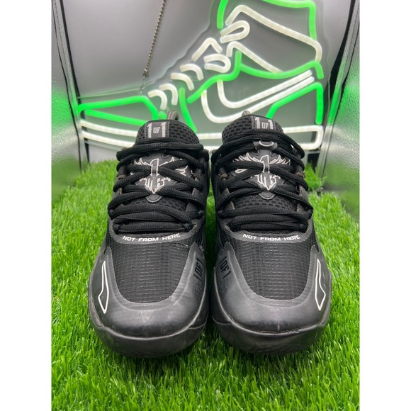 PUMA MB1 MB.01 Lo Low Team Color Black White LaMelo Ball 377368-12 Mens Size 6.5 - Picture 2 of 7